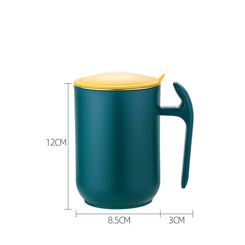 Cốc Nước Giữ Nhiệt Bằng Thép Không Gỉ Có Tay Cầm 500ml