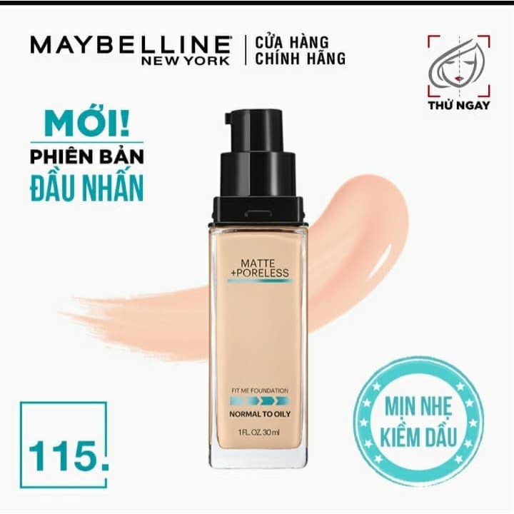 Kem Nền Maybelline Fit Me Foundation vòi xịt 210k