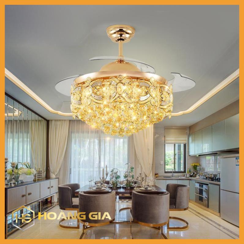 Quạt trần đèn dấu cánh, quạt trần phòng khách ST1812- cánh cụp cánh xòe có 3 chế độ ánh sáng sang trọng-điều khiển từ xa | BigBuy360 - bigbuy360.vn