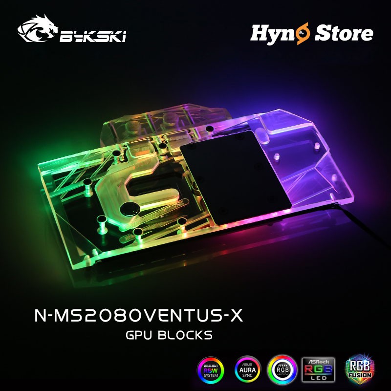 Block VGA Bykski cho MSI 2080VENTUS Tản nhiệt nước custom Hyno store