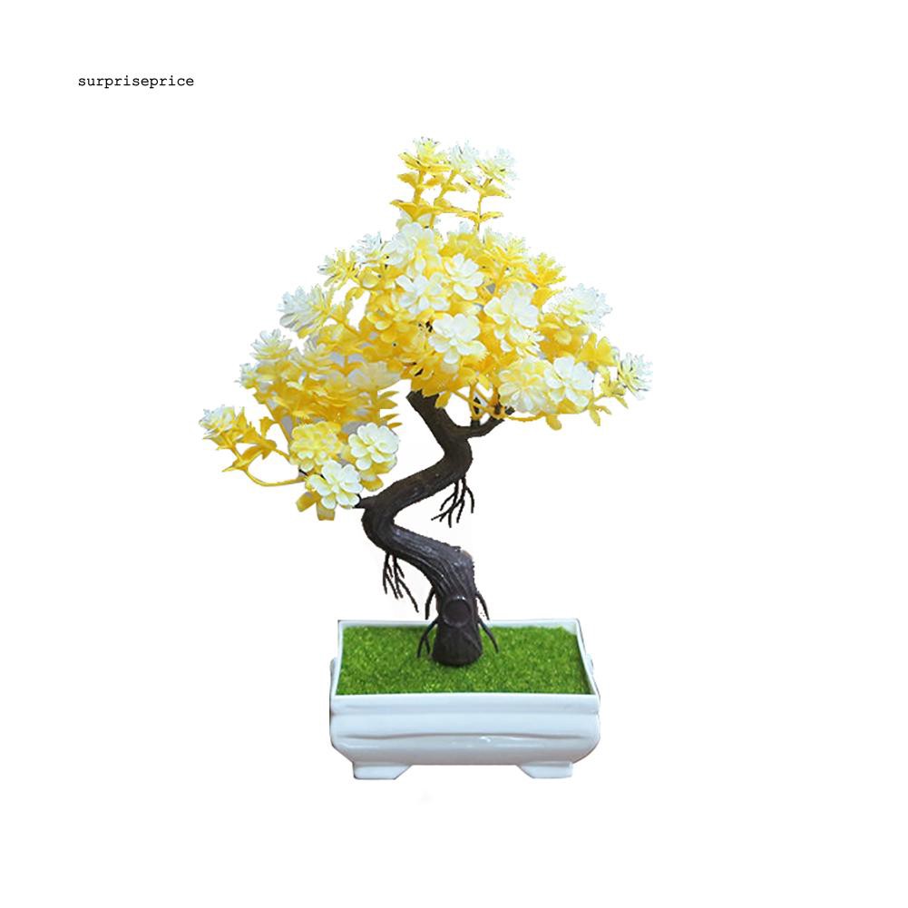 Cây bonsai giả trang trí không gian xanh đẹp mắt tiện dụng