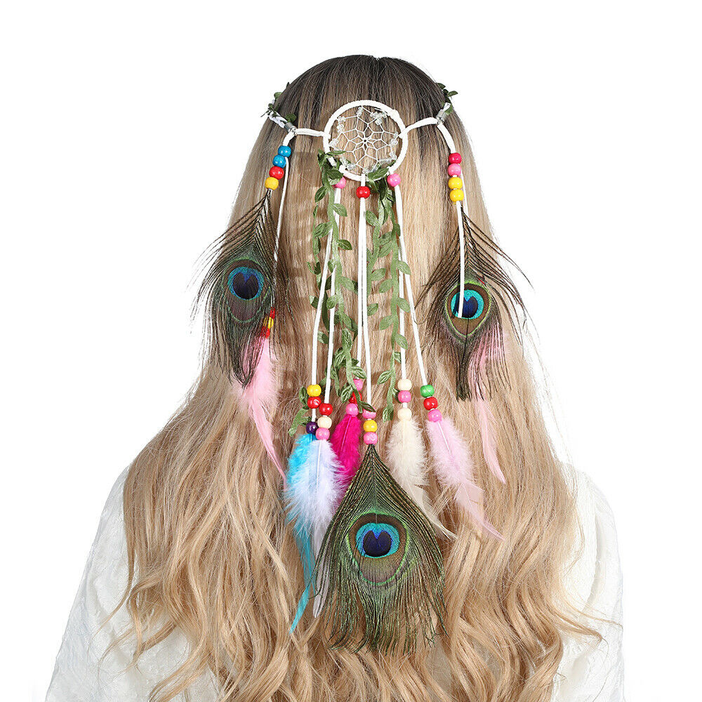 Băng Đô Lưới Đính Lông Vũ Thời Trang Cho Nữ