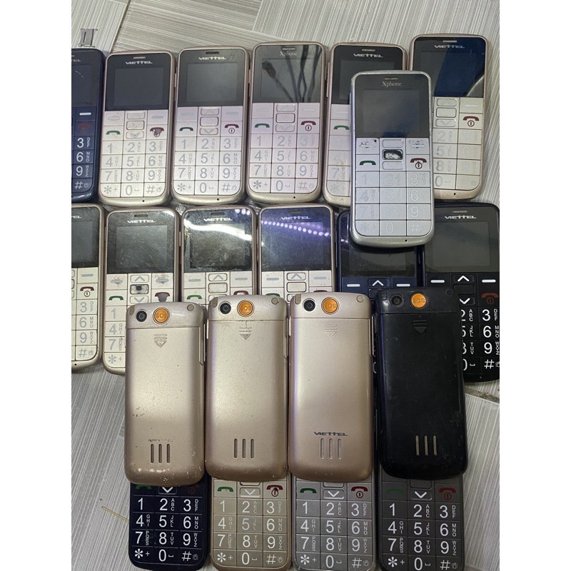 Điện thoại Viettel V6216i Hoặc Xphone 2 Sim Cũ - Điện Thoại Người Già Kèm Pin Sạc | BigBuy360 - bigbuy360.vn