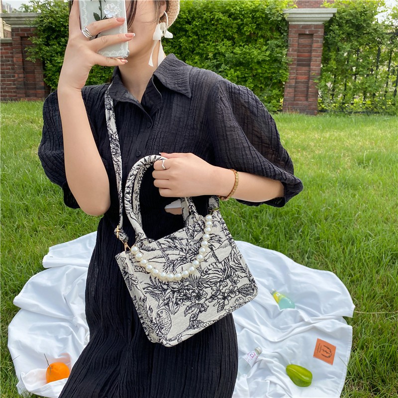 Túi Xách Nữ Vải Bạt Thời Trang Hàn 2021