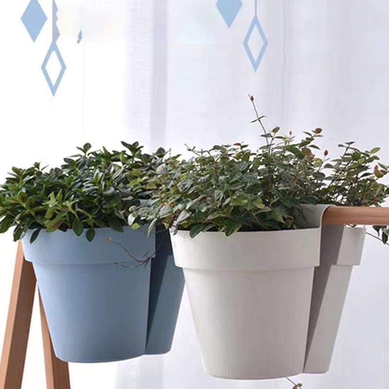 Chậu Trồng Cây Treo Cửa Sổ Hai Mặt Có Lỗ Thoát Nước