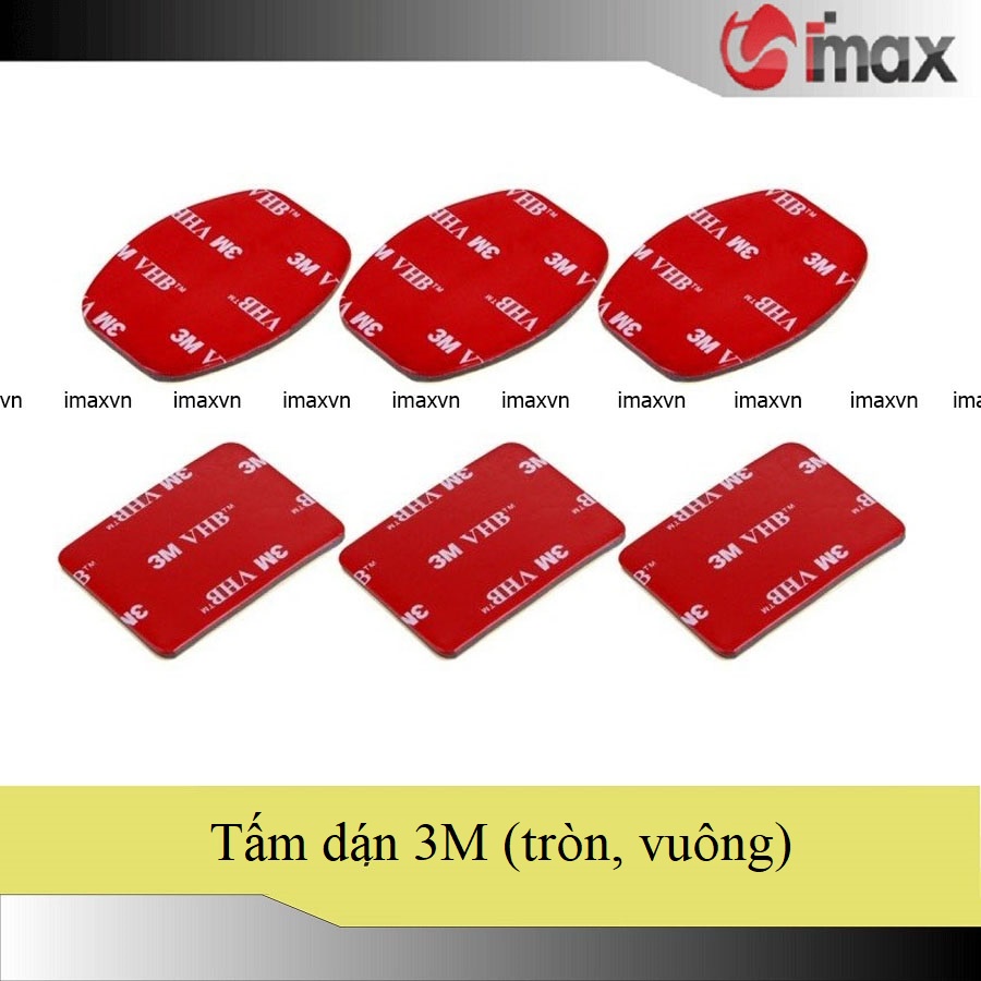 Bộ 6 tấm dán 3M dán mũ bảo hiểm (3 cong, 3 thẳng)
