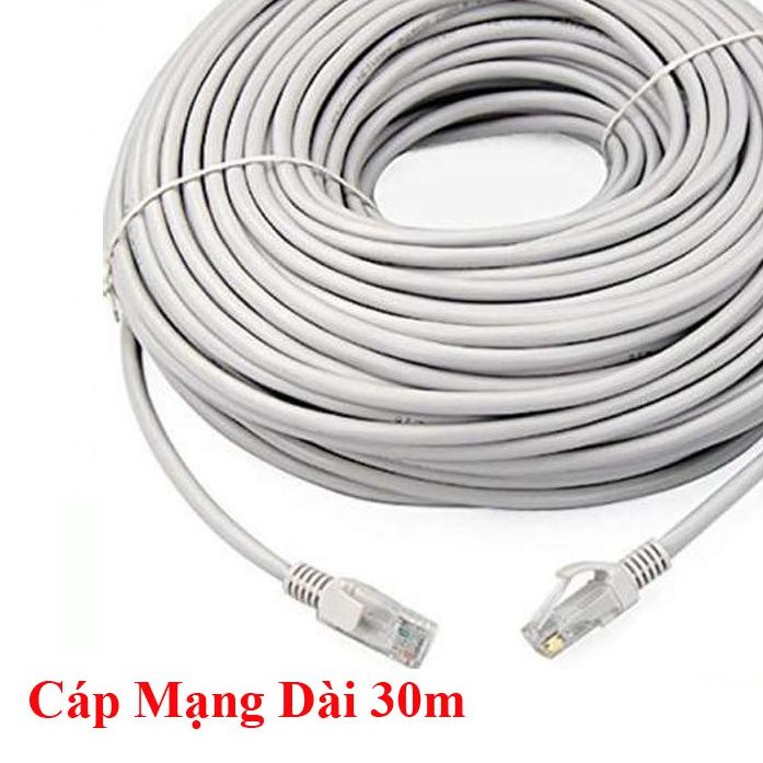 dây mạng bấm sẵn 2 đầu 30m