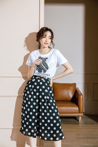 Áo thun T-shirt in gấu Cchat