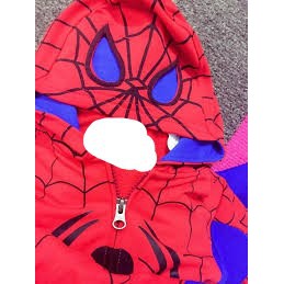 Áo khoác Siêu Nhân Nhện (spider) cho bé mùa Đông - SAMKIDS Size 3