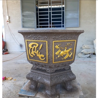 Khuôn đổ chậu , đúc chậu lục giác ngang 60 chéo góc 70 cao 40 lòng ghép
