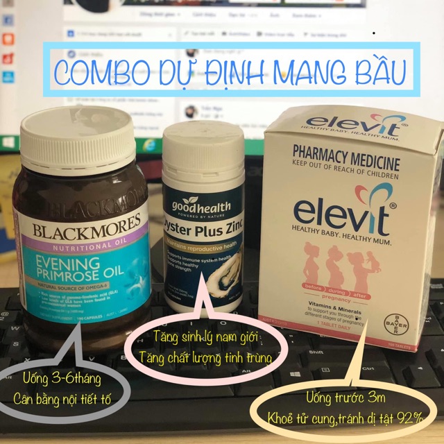 Combo dự định mang bầu Úc