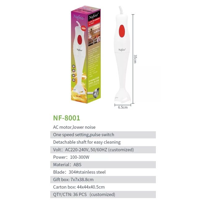 Máy xay cầm tay xay cháo, xay sinh tố