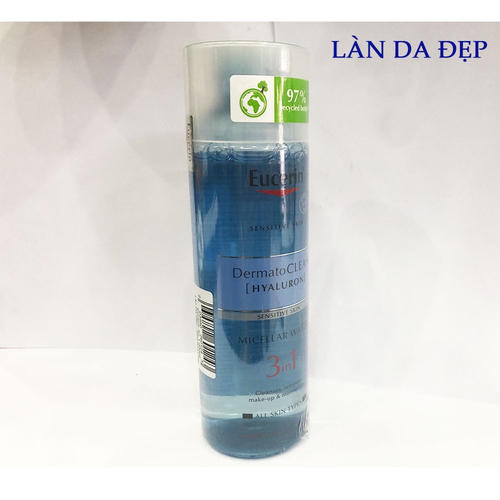 Nước tẩy trang Eucerin Dermato Clean 3in1 làm sạch sâu cung cấp độ ẩm phù hợp với da nhạy cảm chai 125ml và 200ml