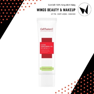 Kem chống nắng CELL FUSION C Clear Freshness And Clarifying Sunscreen 100SPF 48 / PA+++