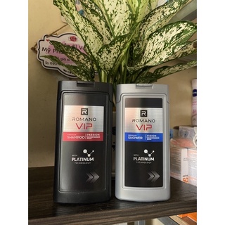 Combo 2 chai Sữa Tắm + Dầu gội cao cấp Romano Vip Passion180g