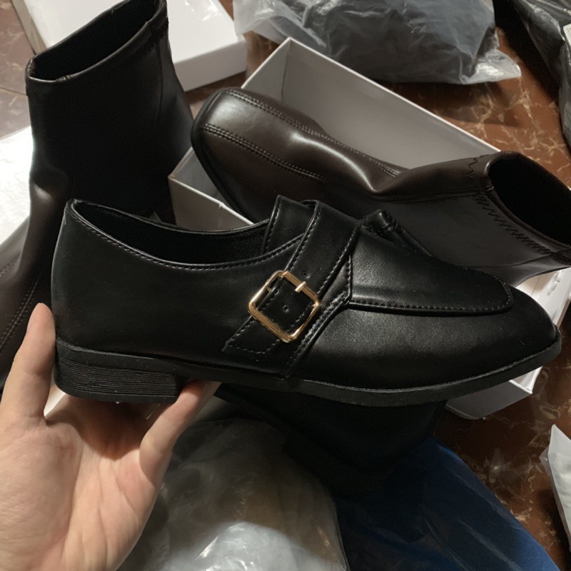 Giày Moca Da Trơn Vintage ( Có ảnh thật) | BigBuy360 - bigbuy360.vn