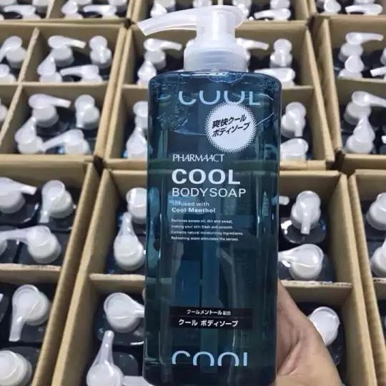 Sữa Tắm Cho Nam Cool Body Soap Pharmaact - Nhật Bản (Hương bạc hà)