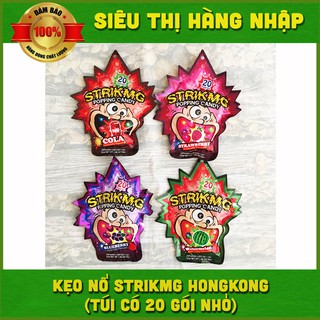 Kẹo nổ Striking nhiều vị trái cây HongKong (20 gói nhỏ)