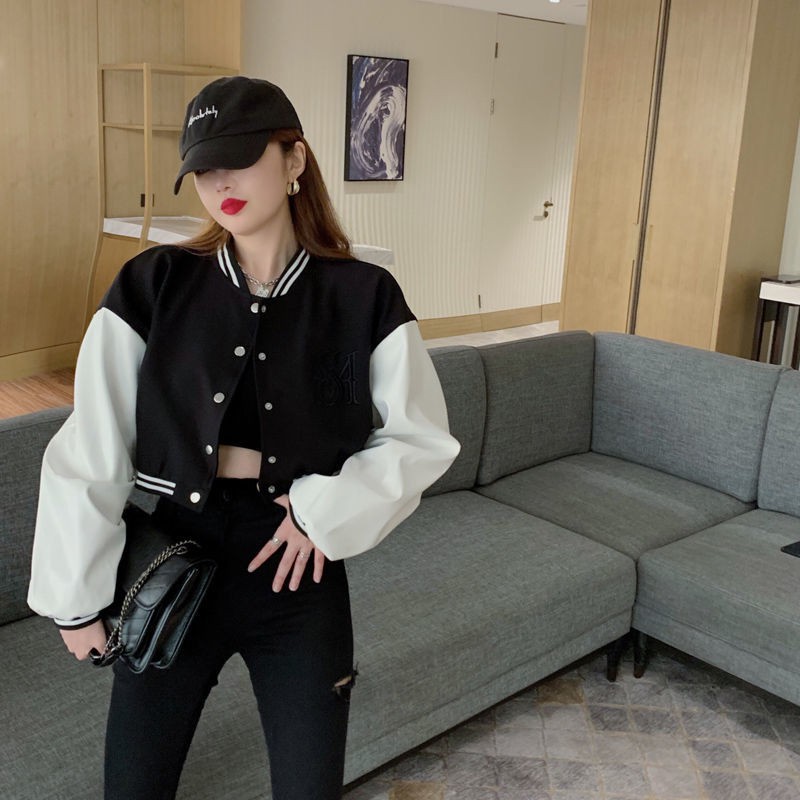 Áo Khoác Bóng Chày Form Rộng Phong Cách Hàn Quốc 2021 Cho Nữ | BigBuy360 - bigbuy360.vn