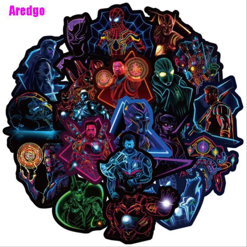 MARVEL Set 100 Miếng Dán Tường Trang Trí Hình Siêu Anh Hùng
