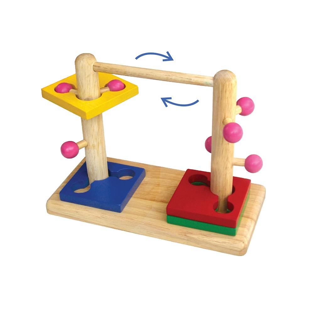 Đồ chơi gỗ Winwintoys - Đường luồn đôi 60352