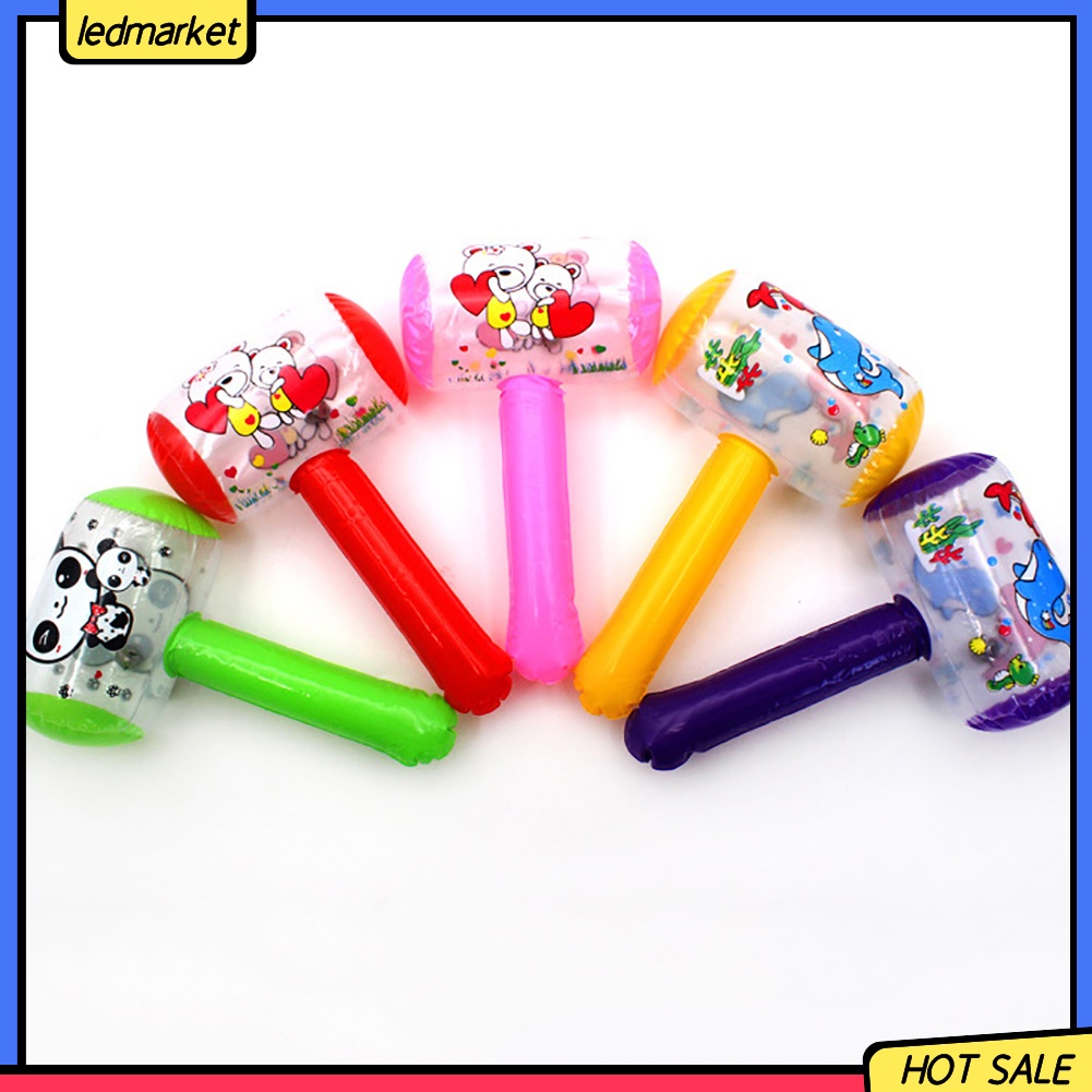 Búa Bơm Hơi Hình Hoạt Hình Có Đèn LED Cho Bé