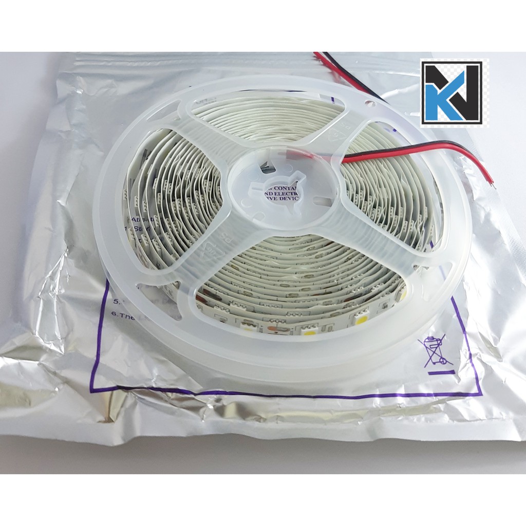 Đèn Led Dây Dán 12V-5050 cuộn 5m có keo dán