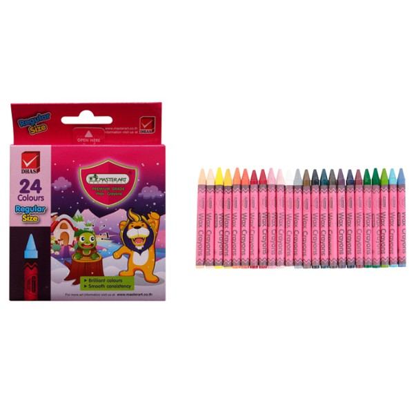 🍓Bút sáp 24 màu Regular Master art