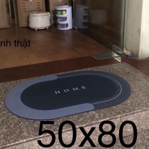 Thảm Hút Nước Siêu Thấm - Thảm Lau Chân mềm mỏng Siêu Dày, Siêu giột nước nguyên liệu Chống Trượt