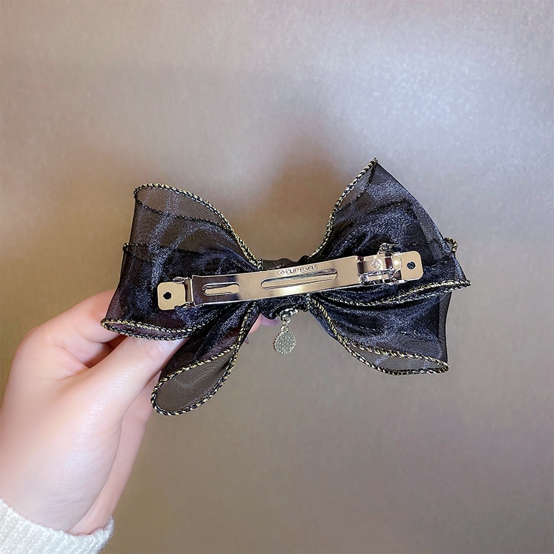 Kẹp Tóc Hình Bướm Đính Ngọc Trai Thời Trang Cho Nữ