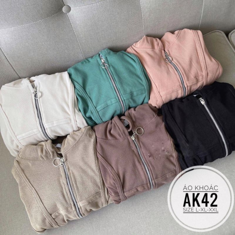 Áo Khoác Thun Gân Big Size