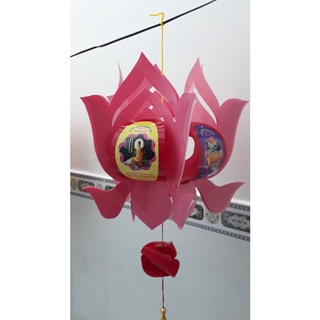 Lồng đèn Phật đản (Size Trung) - Đèn sen Phật đản