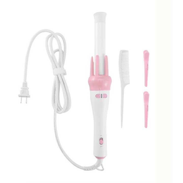 Máy uốn tóc xoăn tự động mini – Máy làm tóc, uốn tóc xoăn (tặng kèm lược và kẹp)
