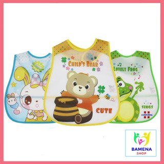 Yếm ăn dặm chống thấm hình dáng đáng yêu ngộ nghĩnh dành cho bé AD72