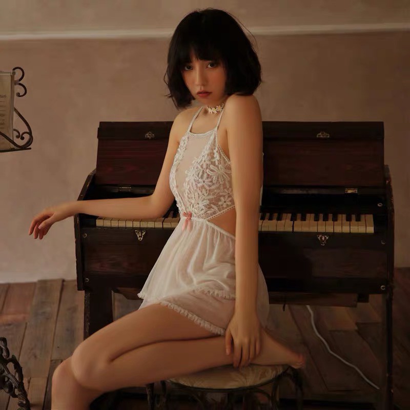 [Q11.HCM][LL 762] váy ngủ ren sexy cao cấp - Cosplay noel -  cochunhochuyensi