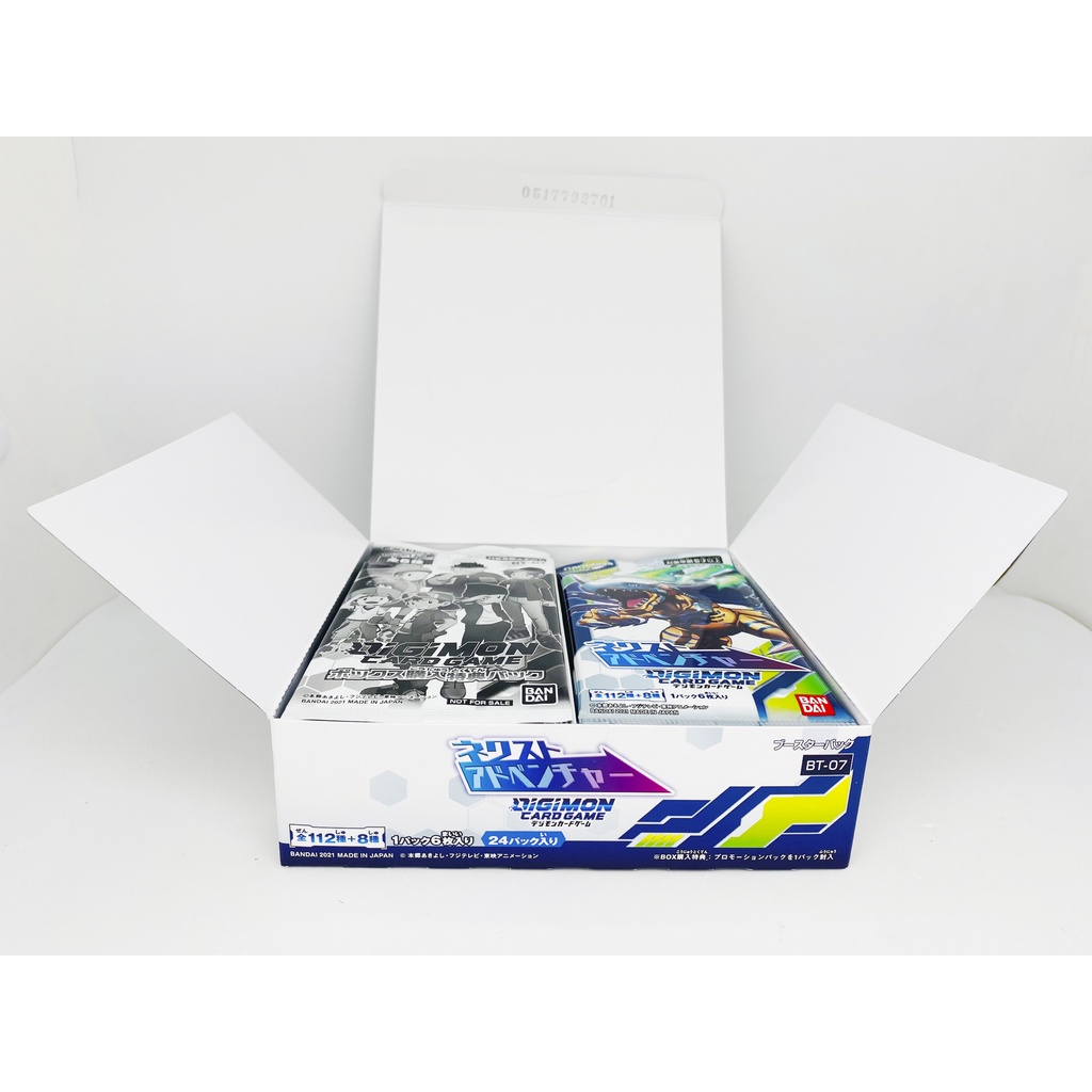 Bộ cờ chiến thuật Digimon Gói mở rộng BT-07 Phiên bản Cuộc phiêu lưu tiếp theo 1 gói/6 quân cờ