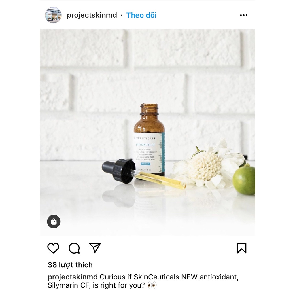 Tinh chất chống lão hóa Skinceuticals Silymarin CF