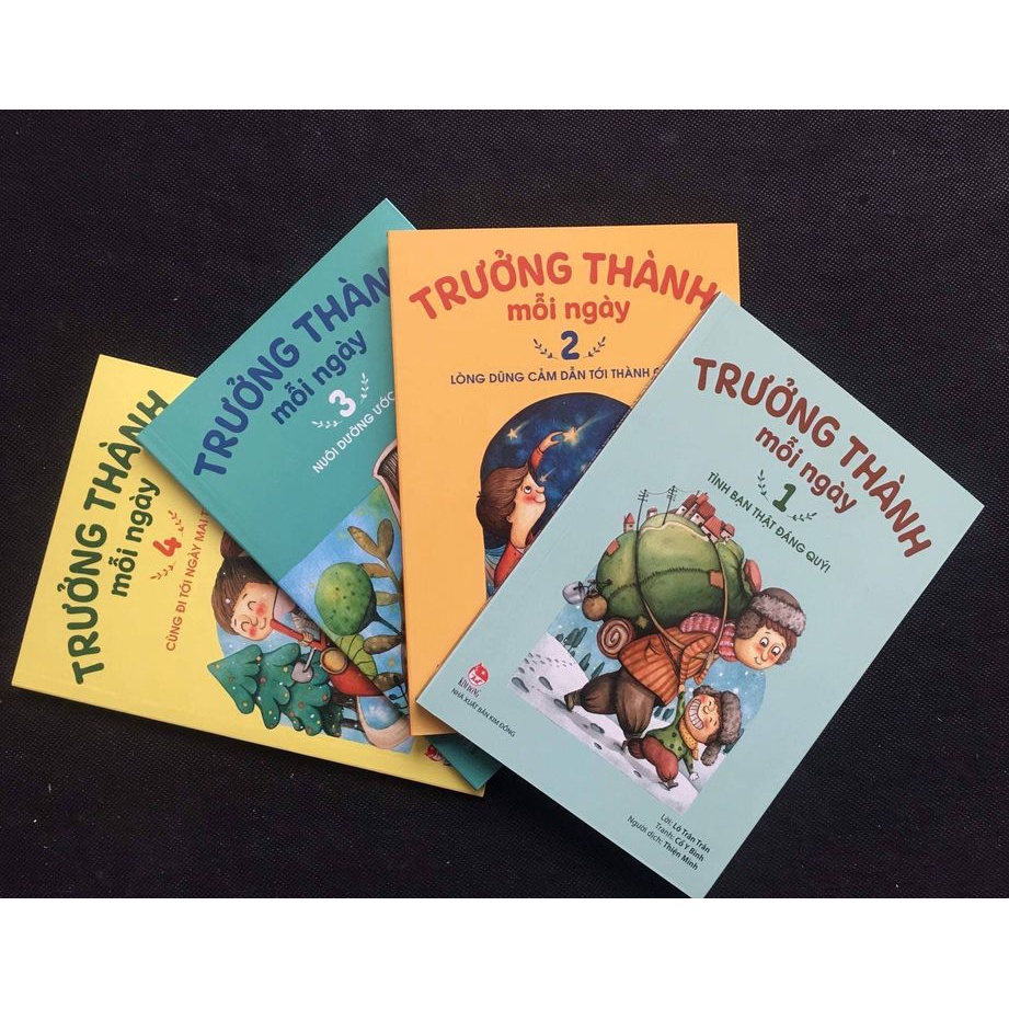 Sách – Kỹ Năng Sống Trưởng Thành Mỗi Ngày – Trọn bộ 4 tập