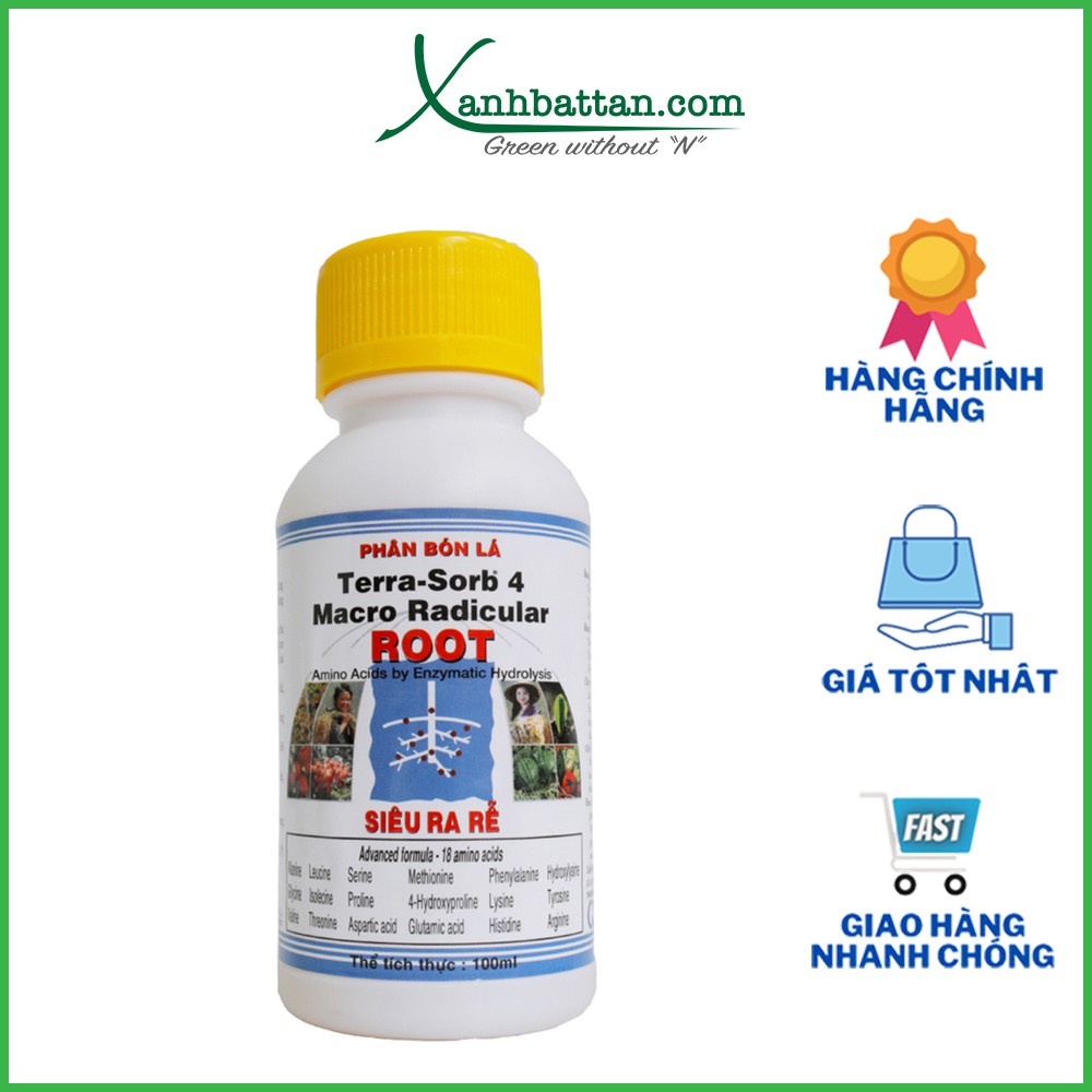 Kích Rễ Lan Terra Sorb 4 Roots - Kích Rễ Tây Ban Nha 100 ml