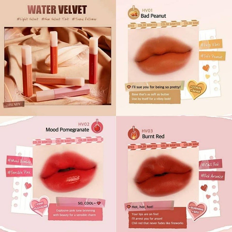 SON BLACK ROUGE N HALF WATER VELVET | BigBuy360 - bigbuy360.vn