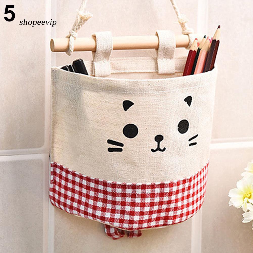 Túi Treo Tường Đựng Đồ Hình Mèo Con Dễ Thương 88098 Lavio Store