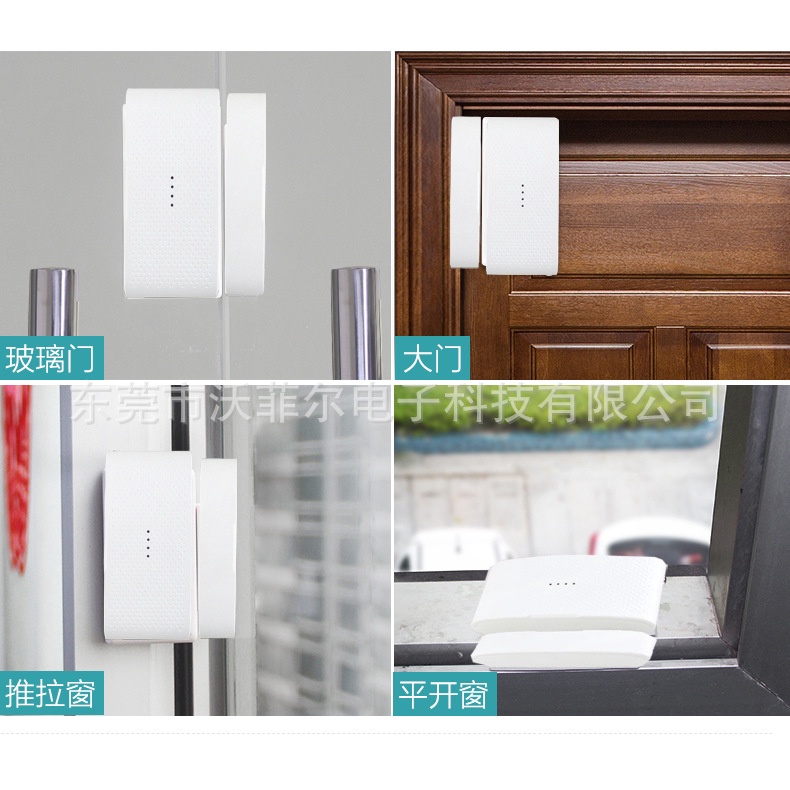 WF-WD002 Cảm Biến Cửa Từ, Má Từ  phát sóng không dây RF 433Mhz