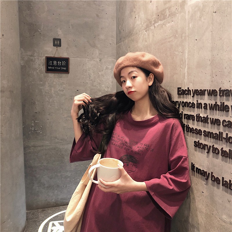 Áo thun nữ form rộng 🔥FREESHIP🔥 Áo thun nữ đẹp Syle Ảnh Kèm Chữ Thời Trang Tiktok 2020 | BigBuy360 - bigbuy360.vn