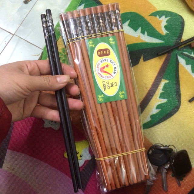 Đũa ăn bằng gỗ 10 đôi