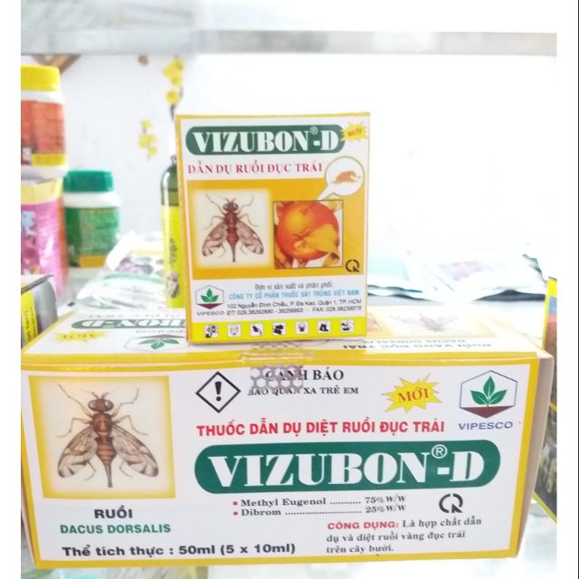 Thuốc dẫn dụ diệt ruồi vàng Vizubon