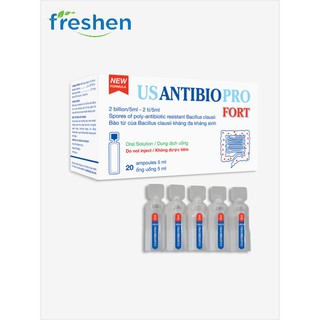 Men vi sinh Usantibio Pro bổ sung vi khuẩn có ích, hỗ trợ cân bằng hệ vi sinh đường ruột, hỗ trợ giảm rối loạn tiêu hóa