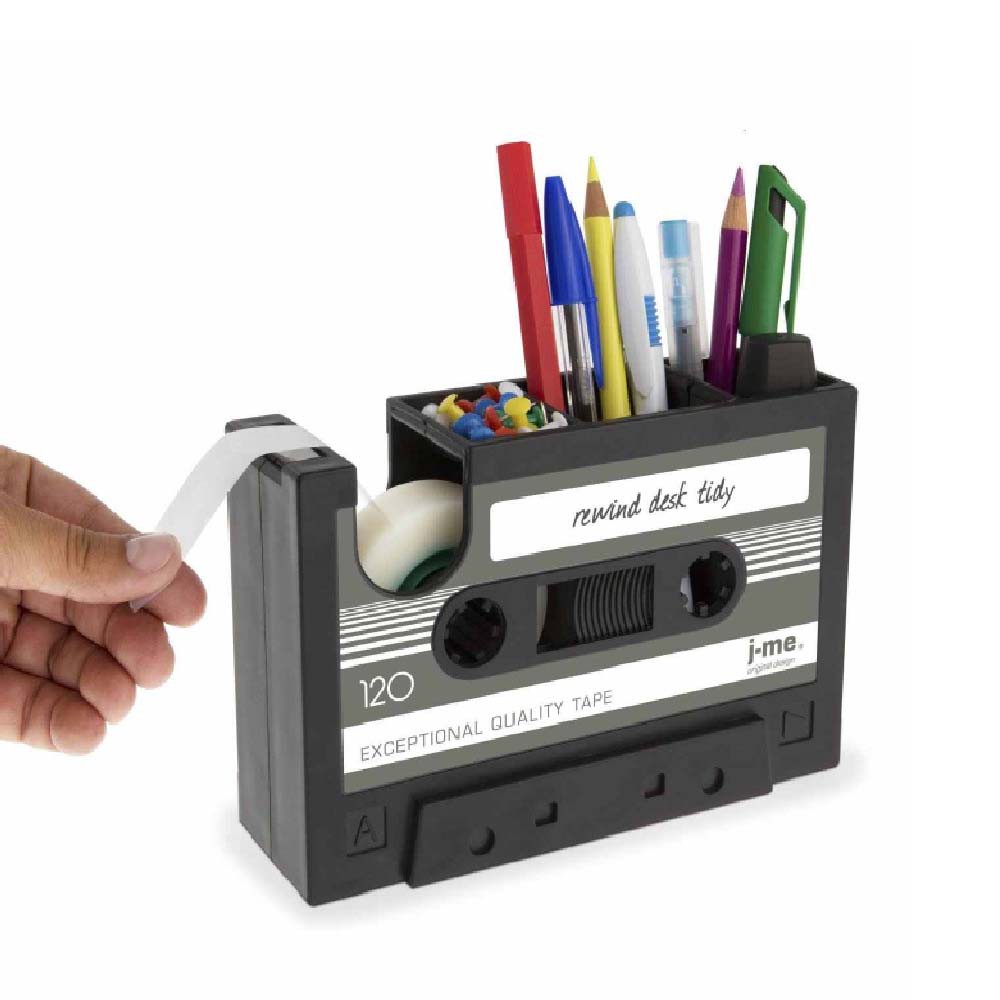 Giá Đỡ Bút Hình Cuộn Băng Cassette Đa Năng Tiện Dụng