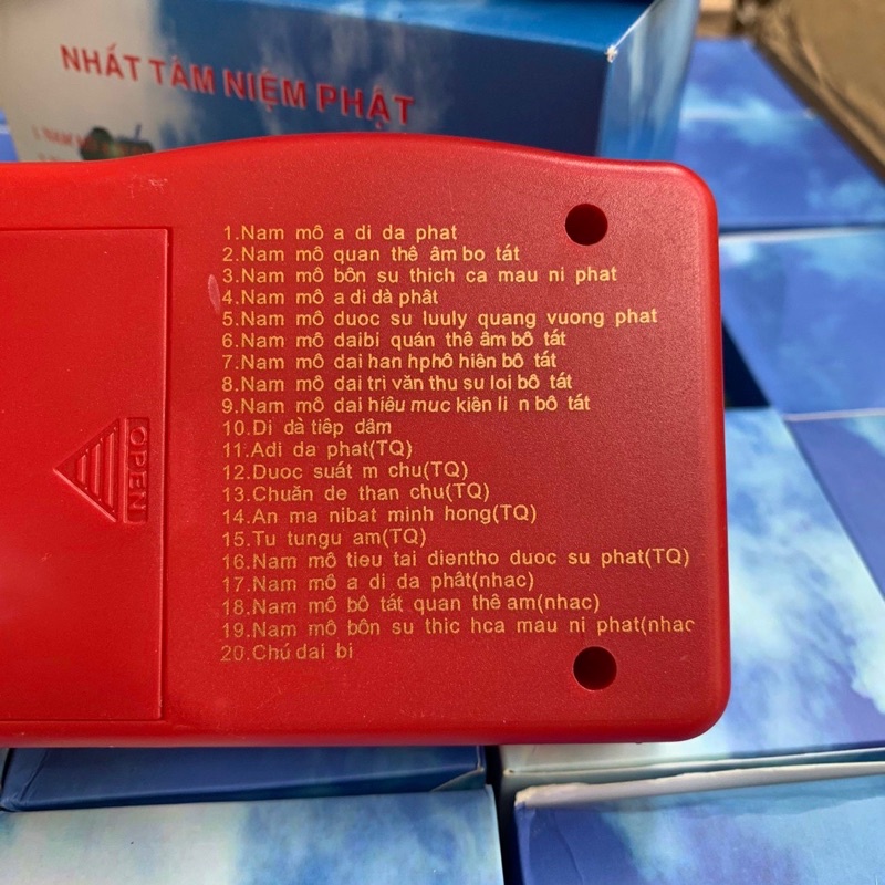 Máy niệm Phật 8 bài kinh có sẵn