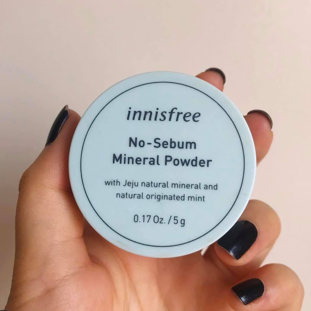 MẪU MỚI - Phấn Phủ Kiềm Dầu Innisfree – Phấn Bột Kiềm Dầu No Sebum Mineral Powder