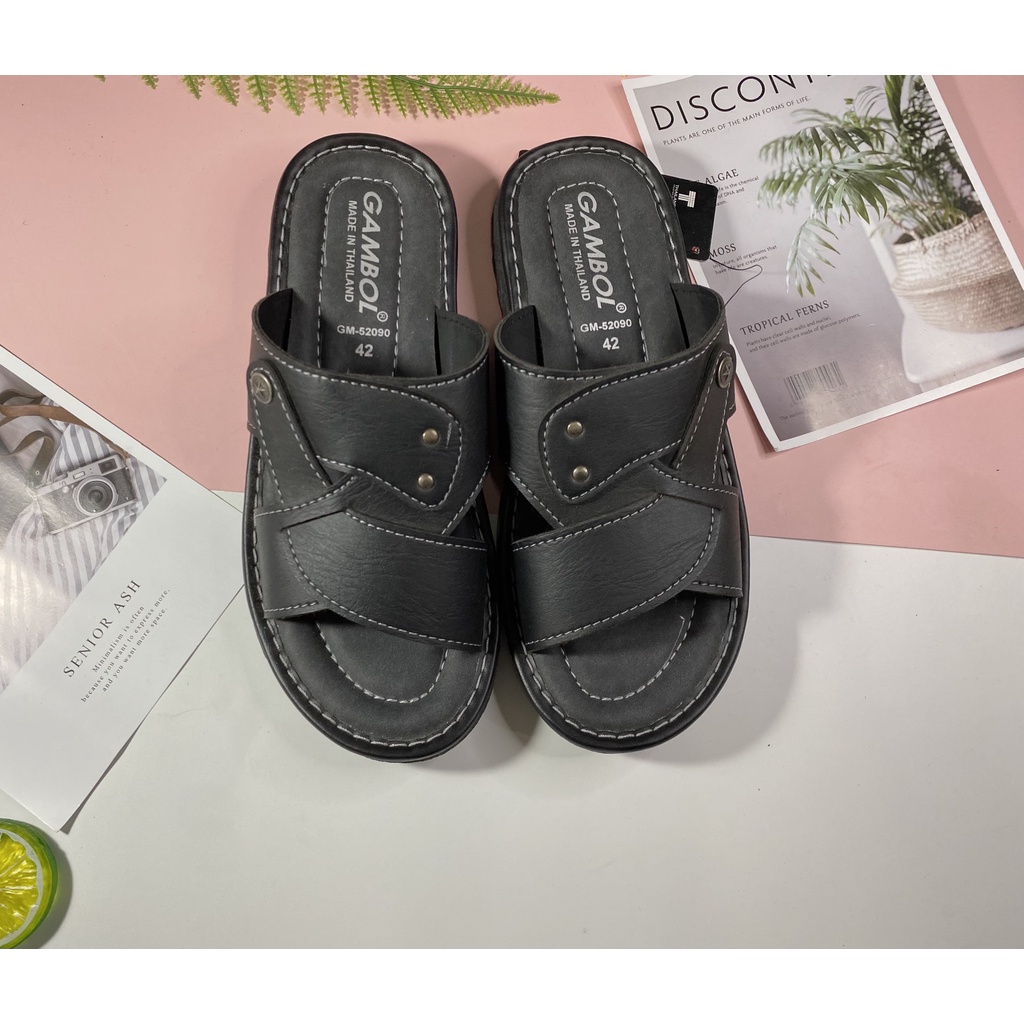 Dép da nam Thái Lan Gambol BỀN ĐẸP